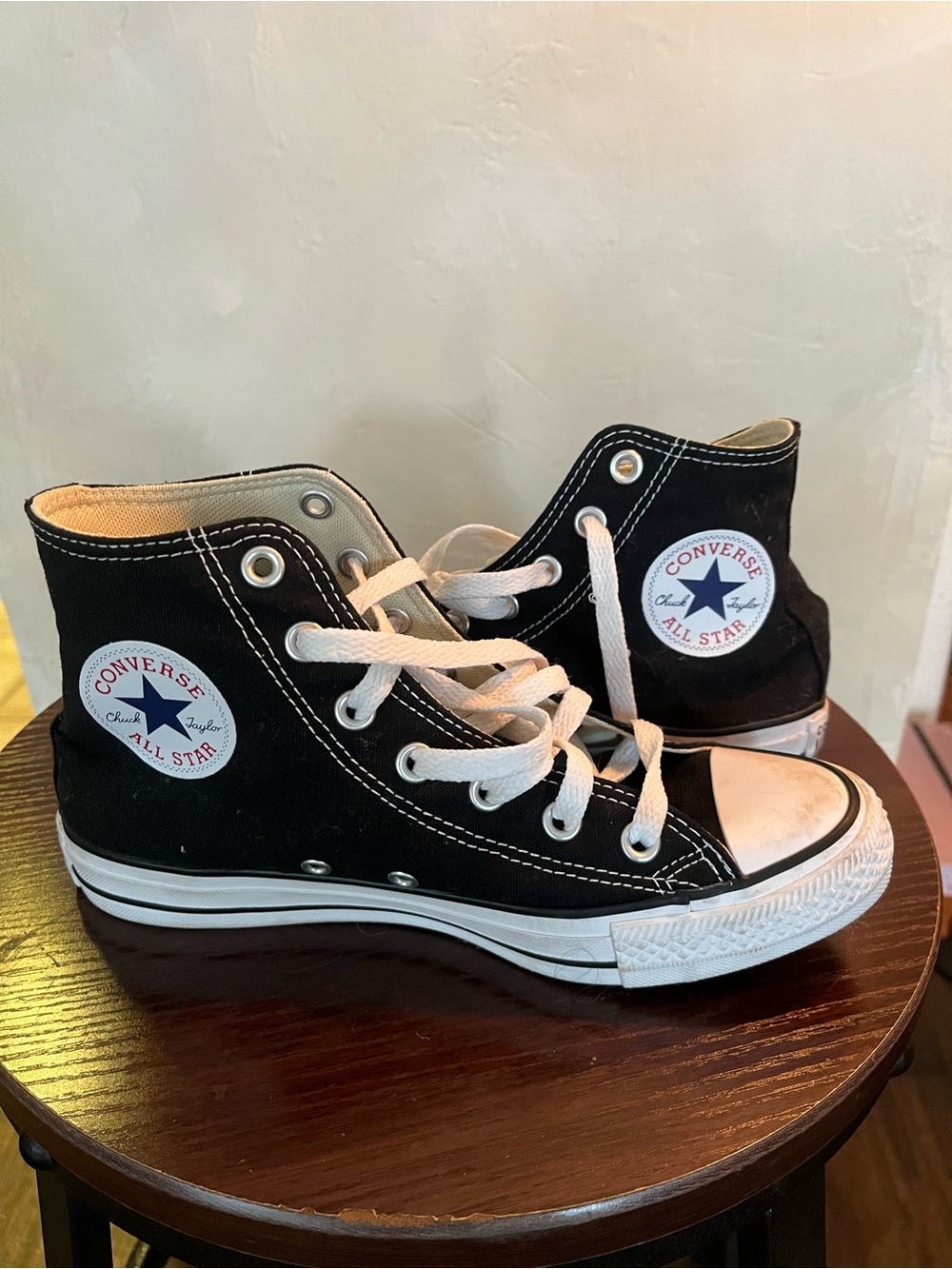 Converse Black and White Classic High-Top Sneakers